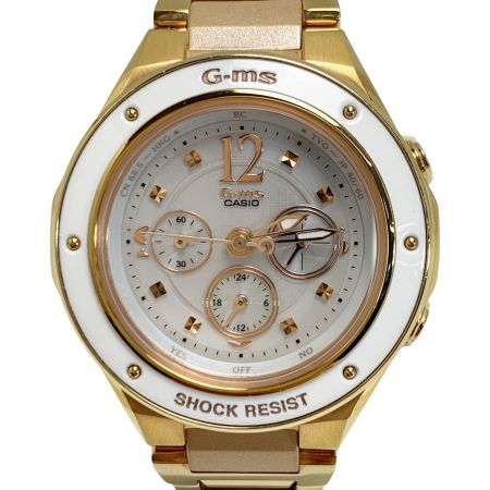  CASIO カシオ Baby-G  ステンレススチール MSA-7100DJ-4AJF ゴールド 電波ソーラー 腕時計