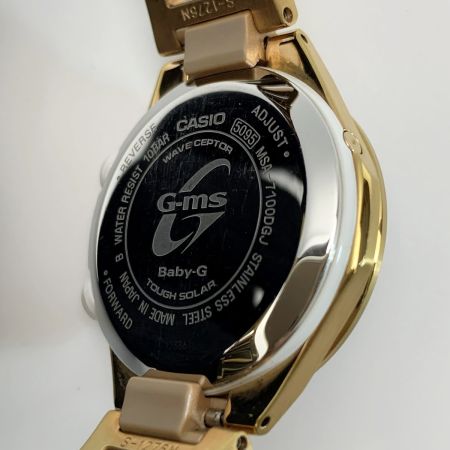  CASIO カシオ Baby-G  ステンレススチール MSA-7100DJ-4AJF ゴールド 電波ソーラー 腕時計