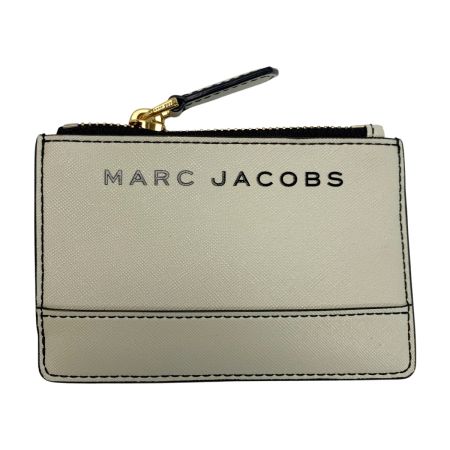  MARC JACOBS マークジェイコブス カードケース キーリング付 M0015056 272 アイボリー 財布 コインケース パスケース