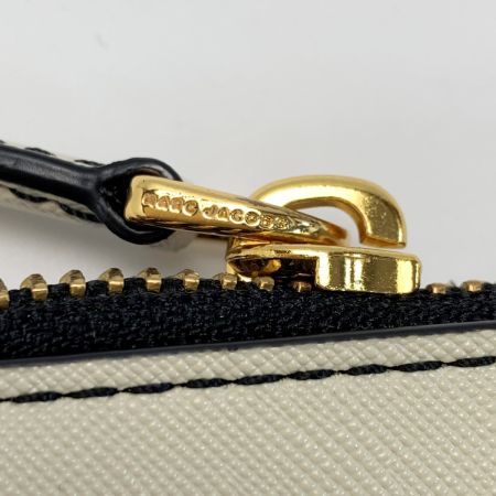  MARC JACOBS マークジェイコブス カードケース キーリング付 M0015056 272 アイボリー 財布 コインケース パスケース