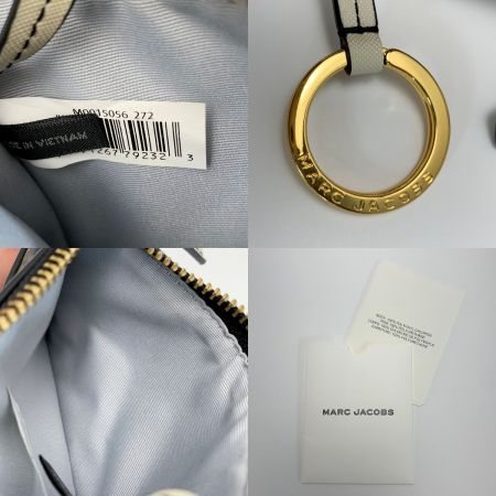  MARC JACOBS マークジェイコブス カードケース キーリング付 M0015056 272 アイボリー 財布 コインケース パスケース