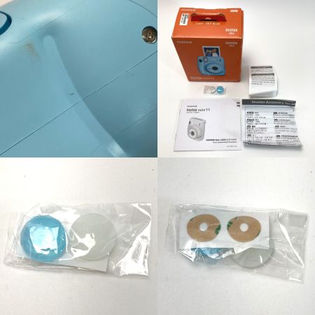  FUJIFILM フジフィルム instax mini11 チェキ 箱付き インスタントカメラ mini11 スカイブルー