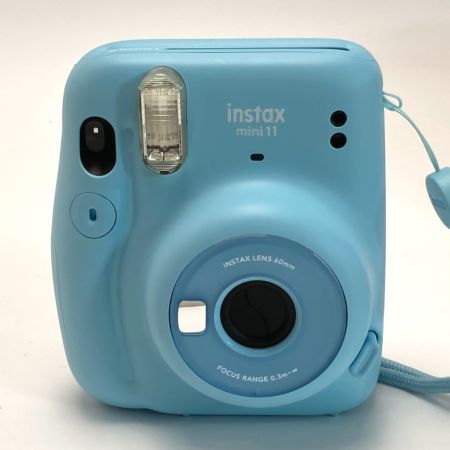  FUJIFILM フジフィルム instax mini11 チェキ 箱付き インスタントカメラ mini11 スカイブルー