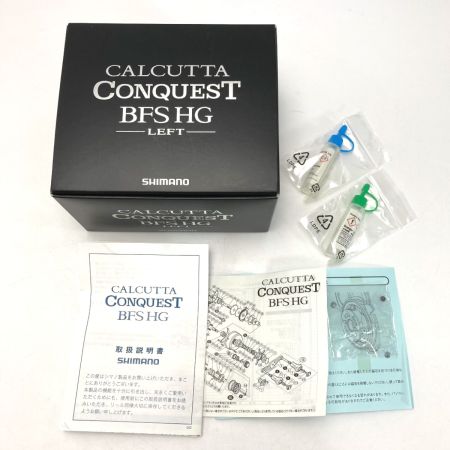 SHIMANO シマノ 17 カルカッタ コンクエスト BFS HG-L 左 03676 ベイトリール 箱付き