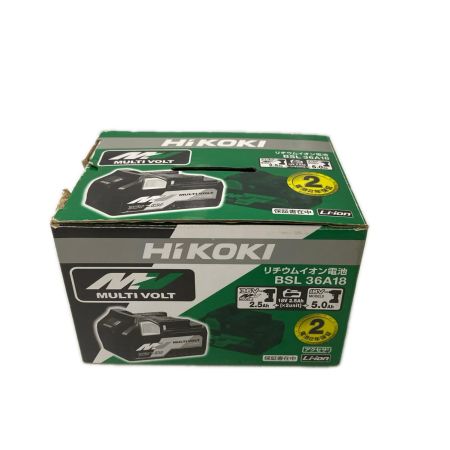 HiKOKI ハイコーキ 36Vバッテリー BSL36A18 未使用品