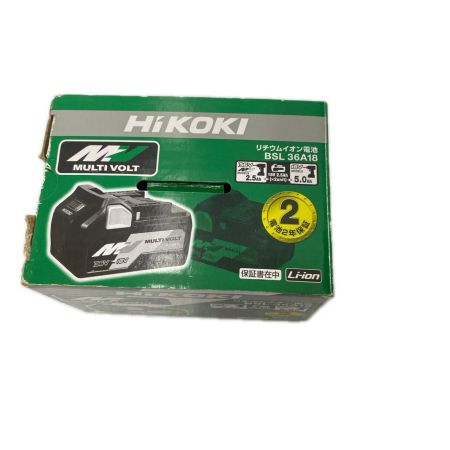 HiKOKI ハイコーキ 36Vバッテリー BSL36A18 未使用品