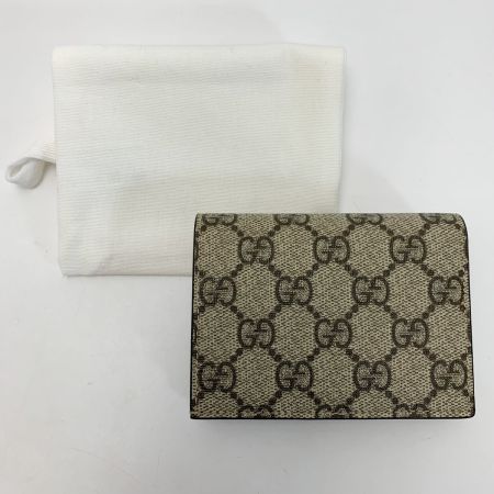  GUCCI グッチ GGスプリーム 658610 ピンク  2つ折り財布