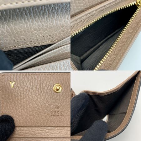  GUCCI グッチ GGスプリーム 658610 ピンク  2つ折り財布