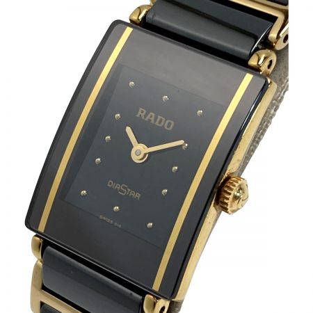  RADO ラドー ダイヤスター 153.0283.3 ブラック クォーツ レディース 腕時計 DIASTAR