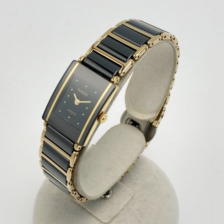  RADO ラドー ダイヤスター 153.0283.3 ブラック クォーツ レディース 腕時計 DIASTAR