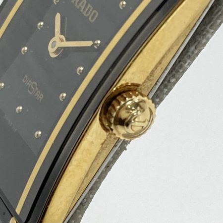  RADO ラドー ダイヤスター 153.0283.3 ブラック クォーツ レディース 腕時計 DIASTAR