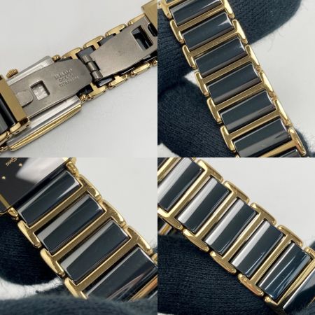  RADO ラドー ダイヤスター 153.0283.3 ブラック クォーツ レディース 腕時計 DIASTAR