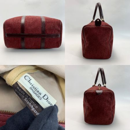  Christian Dior クリスチャンディオール トロッター スウェード エンジ ミニボストンバッグ