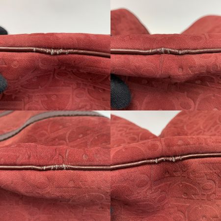  Christian Dior クリスチャンディオール トロッター スウェード エンジ ミニボストンバッグ