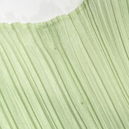  ISSEY MIYAKE イッセイミヤケ PLEATS PLEASE カーディガン 薄手  PP31JO143/3 黄緑 サイズ 3 レディース