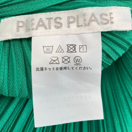  ISSEY MIYAKE イッセイミヤケ PLEATS PLEASE ノースリーブワンピース PP31JT144 グリーン サイズ 3 レディース