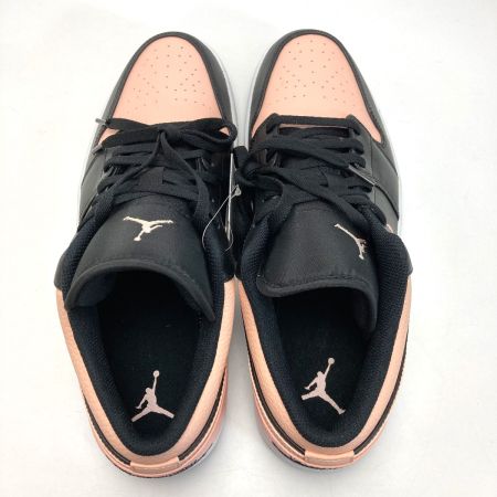  NIKE ナイキ AIR JORDAN 1 LOW スニーカー 553558-034 ブラック×ピンク SIZE 31cm メンズ 箱付き