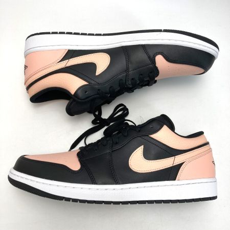  NIKE ナイキ AIR JORDAN 1 LOW スニーカー 553558-034 ブラック×ピンク SIZE 31cm メンズ 箱付き