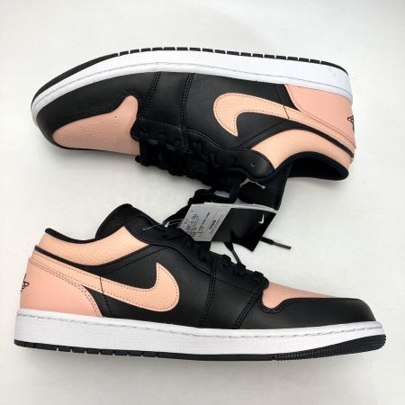  NIKE ナイキ AIR JORDAN 1 LOW スニーカー 553558-034 ブラック×ピンク SIZE 31cm メンズ 箱付き