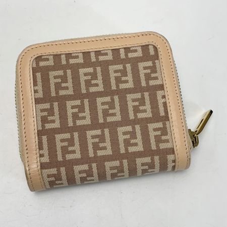  FENDI フェンディ ズッキーノ ライトピンク 2つ折り財布