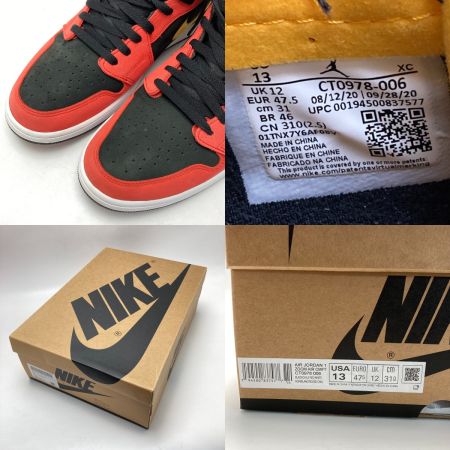  NIKE ナイキ AIR JORDAN 1 HIGH ZOOM AIR COMFORT スニーカー CT0978-006 レッド 31cm メンズ 箱付き