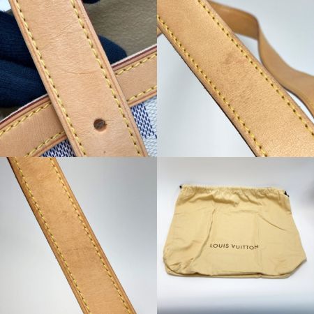  LOUIS VUITTON ルイヴィトン ダミエ・アズール ハムテッドMM N51206 トートバッグ 布袋有
