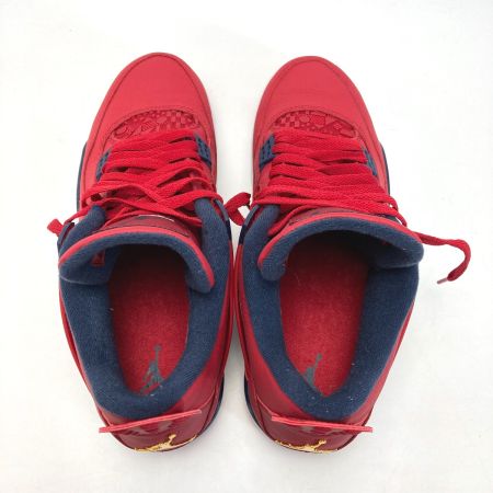  NIKE ナイキ AIR JORDAN 4 RETRO SE スニーカー 30cm CI1184-617 レッド メンズ 箱付き