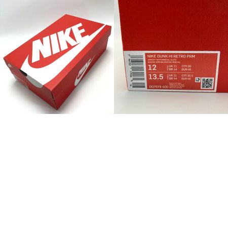  NIKE ナイキ DUNK HI RETRO PRM スニーカー DQ7679-400 グレー SIZE 30cm メンズ 箱付き