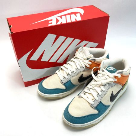  NIKE ナイキ DUNK MID スニーカー 30cm DV0830-100 マルチカラー メンズ 箱付き