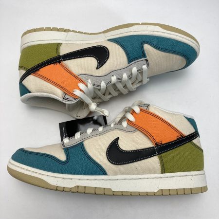  NIKE ナイキ DUNK MID スニーカー 30cm DV0830-100 マルチカラー メンズ 箱付き