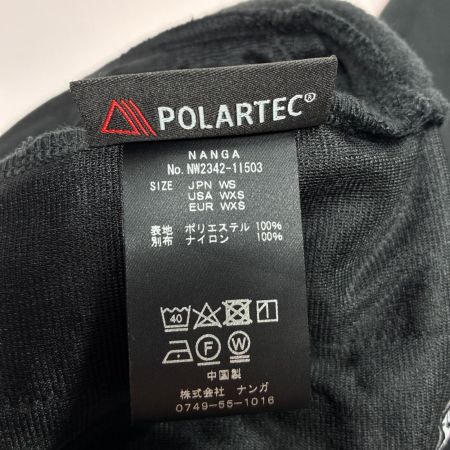 NANGA ナンガ ポーラテックフリースジョガーパンツ SIZE S NW2342-11503 ブラック レディース