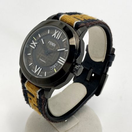  FENDI フェンディ セレリア デイト ズッカ柄 001-82000L-270 ブラウン 自動巻き メンズ 腕時計