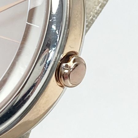  CITIZEN シチズン エル エコドライブ 2Pダイヤ EW5588-81Y シェル ソーラー レディース 腕時計 箱有 L