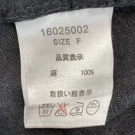  a+koloni ジレ ロングジレ 16025002 ブラック サイズ F レディース