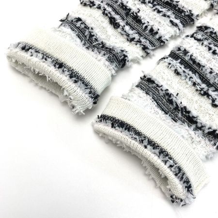  Rene ルネ カーディガン  6112330 ホワイト×ブラック サイズ 38 レディース