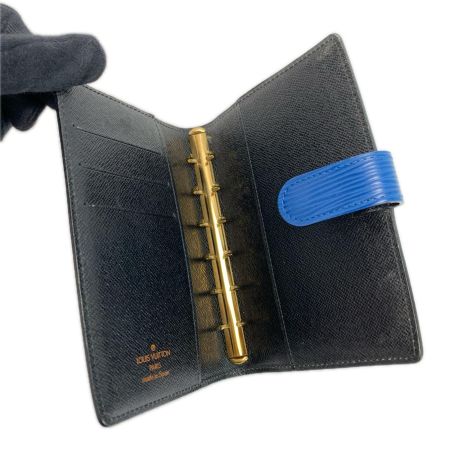 LOUIS VUITTON ルイヴィトン エピ アジェンダPM レザー  R2005G ミルティーユ 手帳カバー