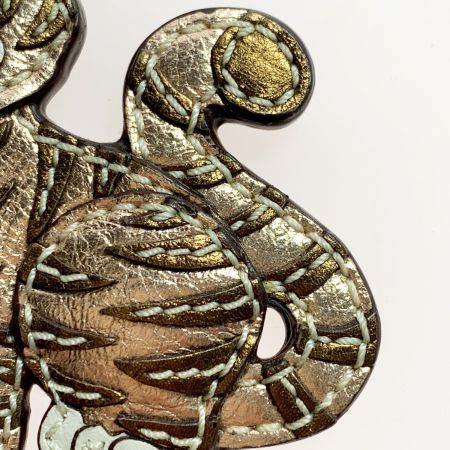  COACH コーチ タイガー キーホルダー メタリック