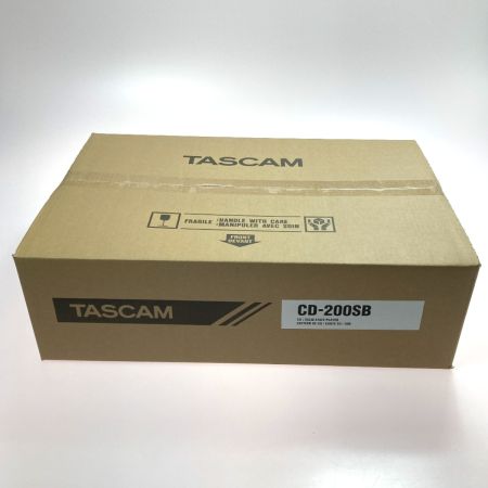  TASCAM CD-200SB 業務用CDプレーヤー SD/SDHCカード USBメモリー対応 2023年製 未使用品 付属品完備