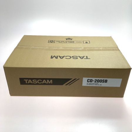  TASCAM CD-200SB 業務用CDプレーヤー SD/SDHCカード USBメモリー対応 2023年製 未使用品 付属品完備