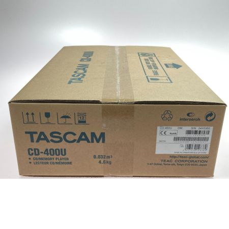  TACAM  Bluetooth/AM・FMチューナー搭載 CD-400U 1Uマルチプレーヤー 未使用品 付属品完備