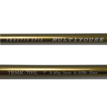 SMITH スミス トラウティンスピン マルチュース TRMK-705L ルアーロッド ソフトケース付き