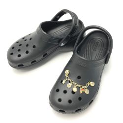 ☆☆ CROCS クロックス サンダル クラシック プラットフォーム クロッグ ブラック W7 23cm 厚底 206750 レディース Aランク