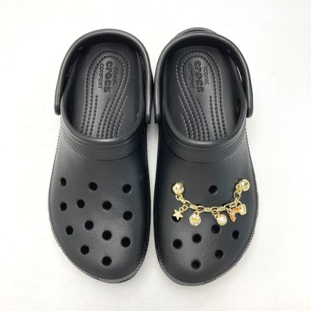  CROCS クロックス サンダル クラシック プラットフォーム クロッグ ブラック W7 23cm 厚底 206750 レディース