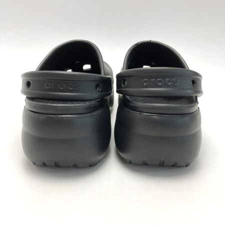  CROCS クロックス サンダル クラシック プラットフォーム クロッグ ブラック W7 23cm 厚底 206750 レディース