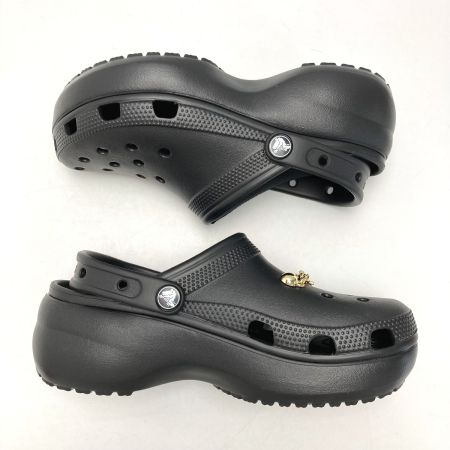  CROCS クロックス サンダル クラシック プラットフォーム クロッグ ブラック W7 23cm 厚底 206750 レディース