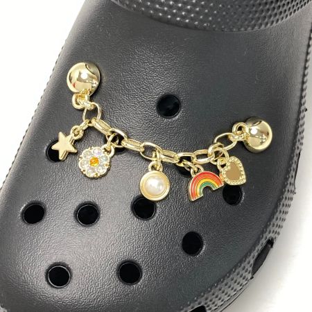  CROCS クロックス サンダル クラシック プラットフォーム クロッグ ブラック W7 23cm 厚底 206750 レディース