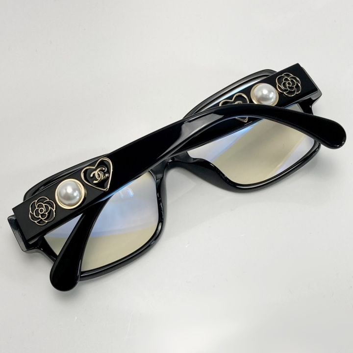 CHANEL シャネル ココマーク カメリア サングラス 54□17 3438-S-A 