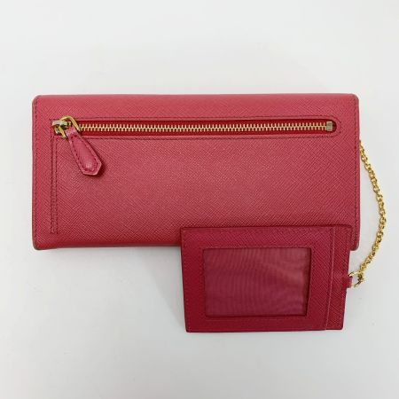  PRADA プラダ サフィアーノ 1MH132 ピオニア 財布 カードホルダー ギャランティーカード付