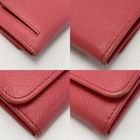  PRADA プラダ サフィアーノ 1MH132 ピオニア 財布 カードホルダー ギャランティーカード付