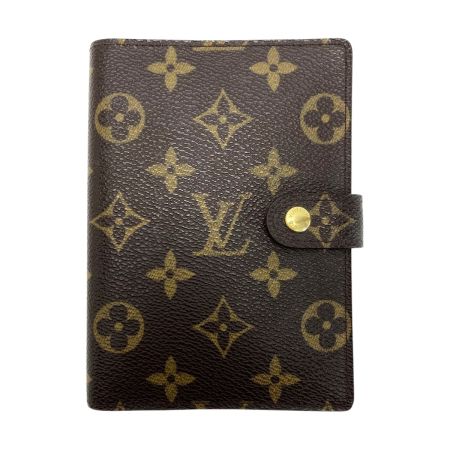  LOUIS VUITTON ルイヴィトン モノグラム アジェンダPM R20005 手帳カバー ユニセックス ゴールド金具